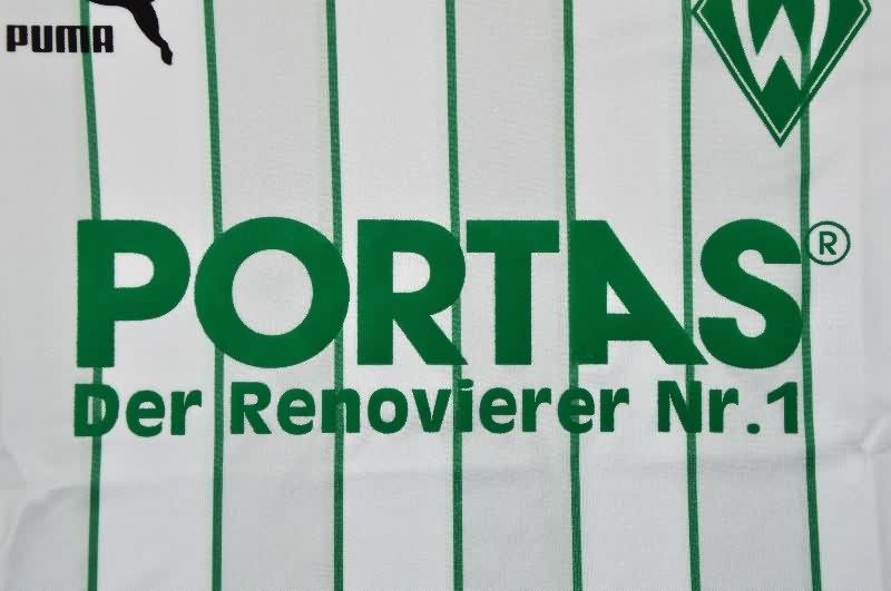 AAA Quality Werder Bremen 1987/88 Home Retro Soccer Jersey