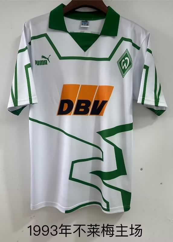 AAA Quality Werder Bremen 1993/94 Home Retro Soccer Jersey AAA Quality Werder Bremen 1993/94 Home Retro Soccer Jersey