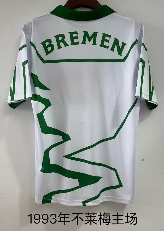 AAA Quality Werder Bremen 1993/94 Home Retro Soccer Jersey
