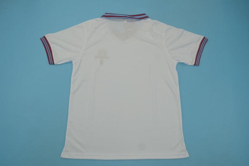 West Ham Soccer Jersey United Away Retro Replica 1980