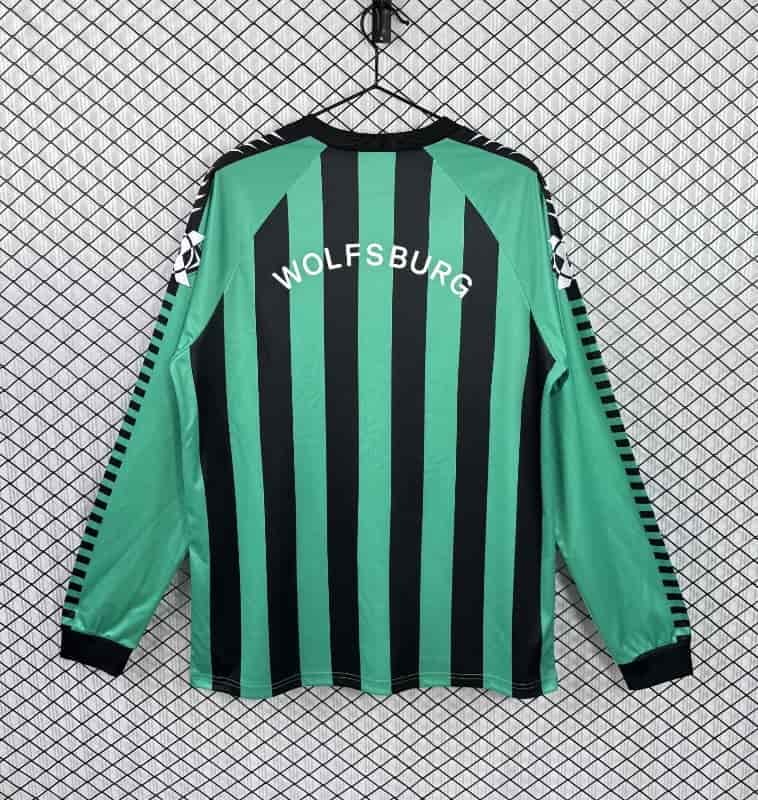 AAA Quality Wolfsburg 1994/95 Away Retro Long Sleeve Soccer Jersey