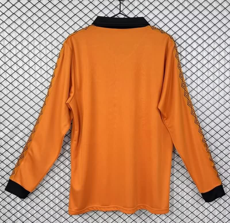 AAA Quality Wolves 1980/81 Home Long Sleeve Retro Soccer Jersey