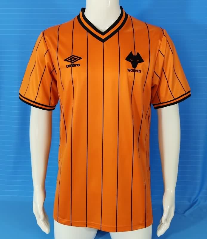 AAA Quality Wolves 1985/86 Home Retro Soccer Jersey