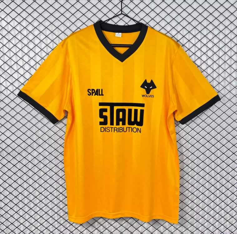 AAA Quality Wolves 1986/88 Home Retro Soccer Jersey