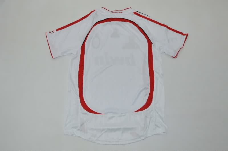 Kids AC Milan 2006/07 Away UCL Final Soccer Jersey And Shorts