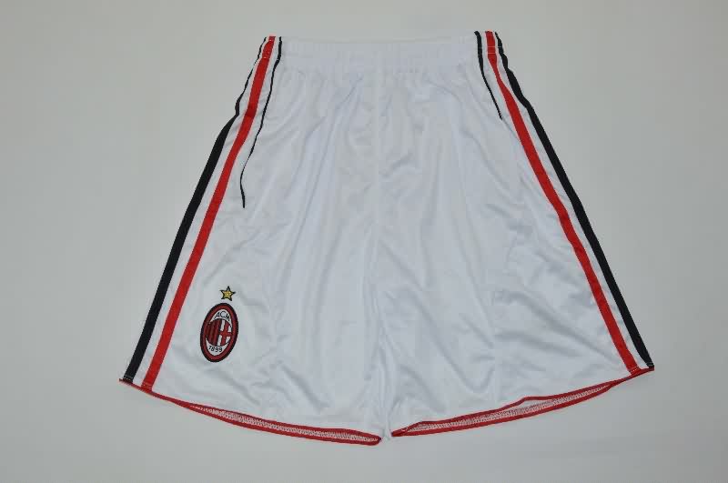 Kids AC Milan 2006/07 Away UCL Final Soccer Jersey And Shorts