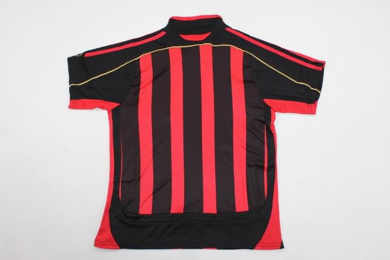 Kids AC Milan 2006/07 Home Soccer Jersey And Shorts