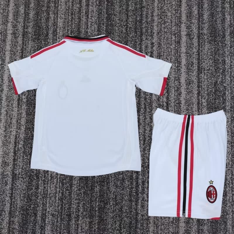 Kids AC Milan 2009/10 Away Soccer Jersey And Shorts