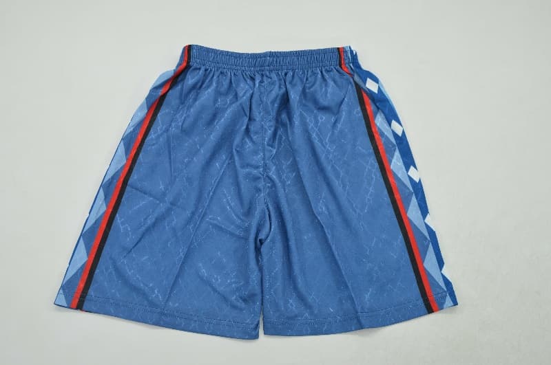 Kids AC Milan 1995/96 Away Soccer Jersey And Shorts