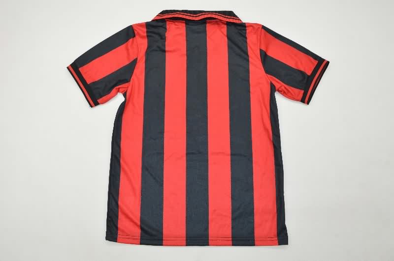 Kids AC Milan 1997/98 Home Soccer Jersey And Shorts