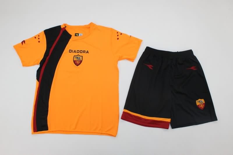 Kids AS Roma 2005/06 Away Soccer Jersey And Shorts