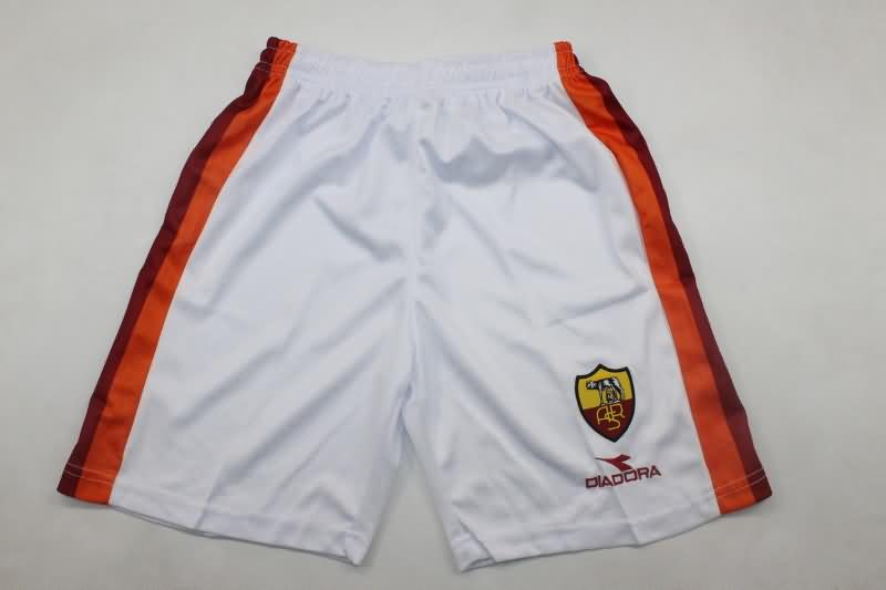 Kids AS Roma 1998/99 Home Soccer Jersey And Shorts