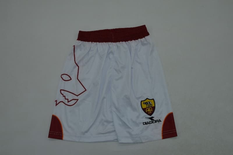 Kids AS Roma 1999/00 Home Soccer Jersey And Shorts