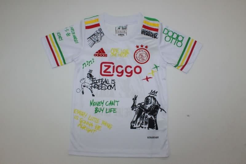 Kids Ajax 2021/22 Special Soccer Jersey And Shorts