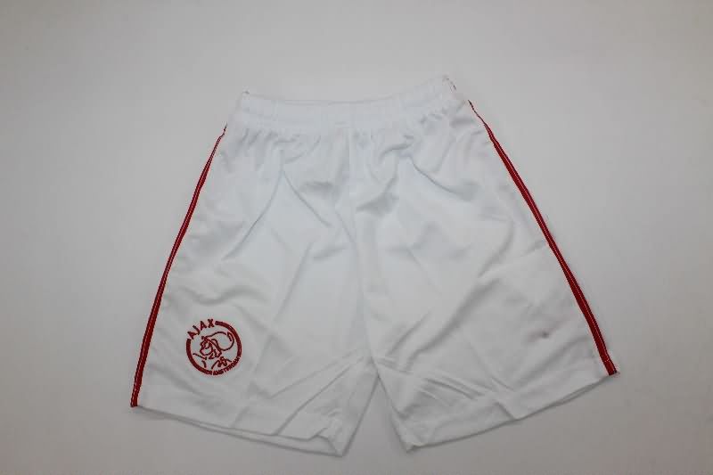 Kids Ajax 1998/99 Home Soccer Jersey And Shorts