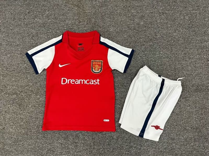 Kids Arsenal 2000/02 Home Soccer Jersey And Shorts Kids Arsenal 2000/02 Home Soccer Jersey And Shorts