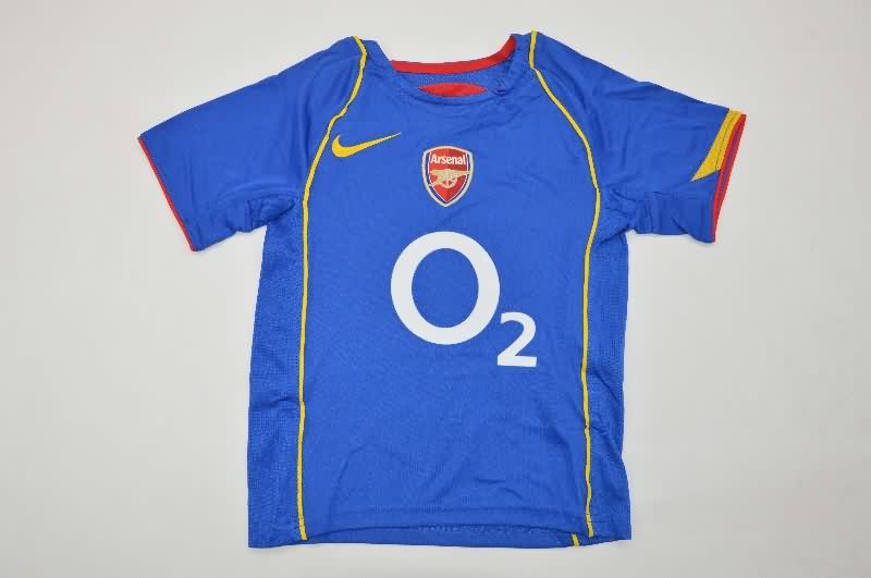 Kids Arsenal 2004/05 Away Soccer Jersey And Shorts