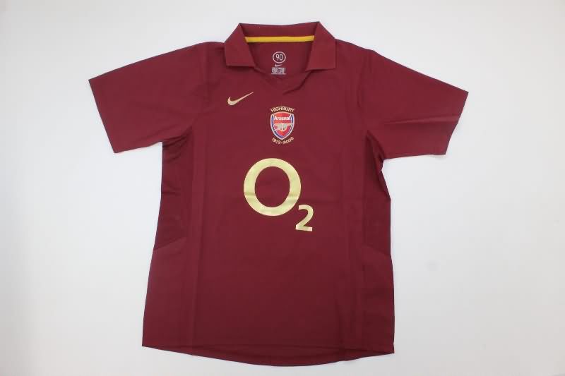 Kids Arsenal 2005/06 Home Soccer Jersey And Shorts