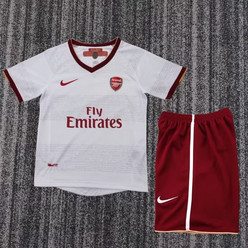 Kids Arsenal 2007/08 Away Soccer Jersey And Shorts