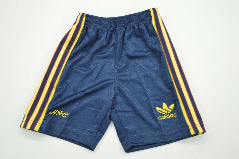 Kids Arsenal 1988/90 Away Soccer Jersey And Shorts