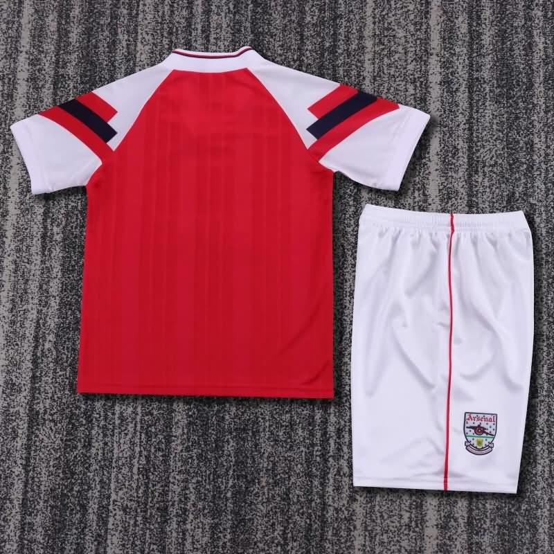 Kids Arsenal 1992/94 Home Soccer Jersey And Shorts