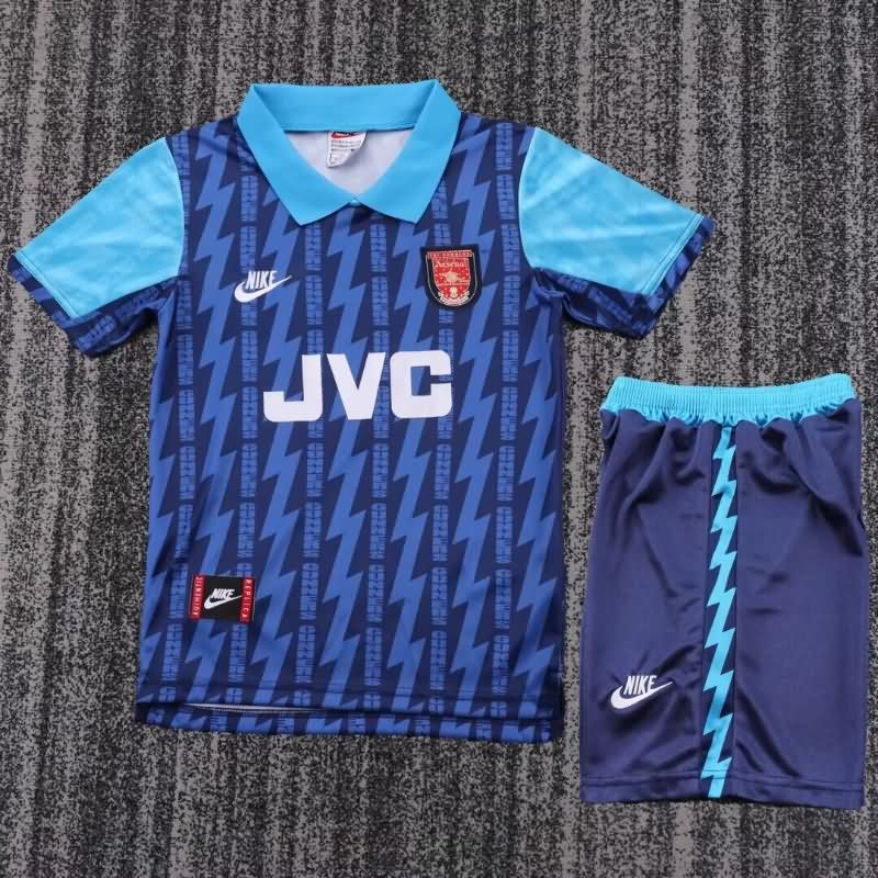 Kids Arsenal 1994/95 Away Soccer Jersey And Shorts Kids Arsenal 1994/95 Away Soccer Jersey And Shorts