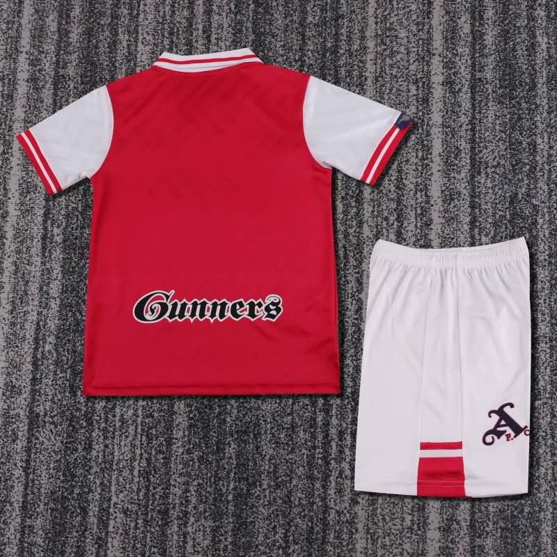 Kids Arsenal 1996/98 Home Soccer Jersey And Shorts