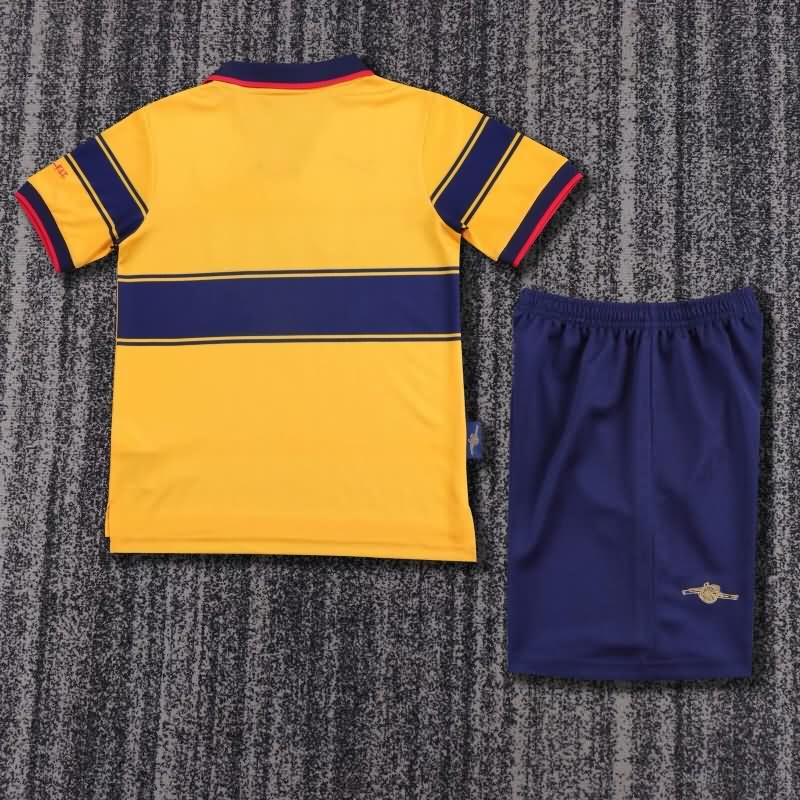 Kids Arsenal 1997/98 Away Soccer Jersey And Shorts