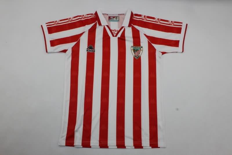 Kids Athletic Bilbao 1995/97 Home Soccer Jersey And Shorts