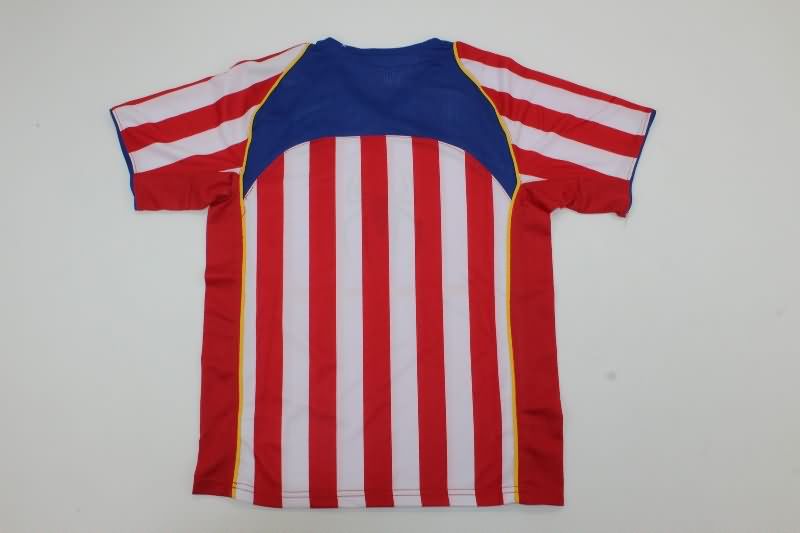 Kids Atletico Madrid 2004/05 Home Soccer Jersey And Shorts