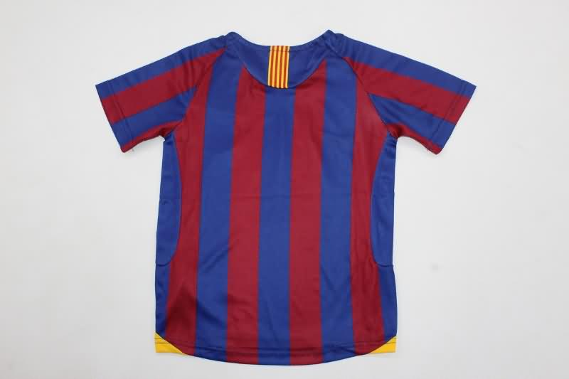 Kids Barcelona 2005/06 Home Soccer Jersey And Shorts