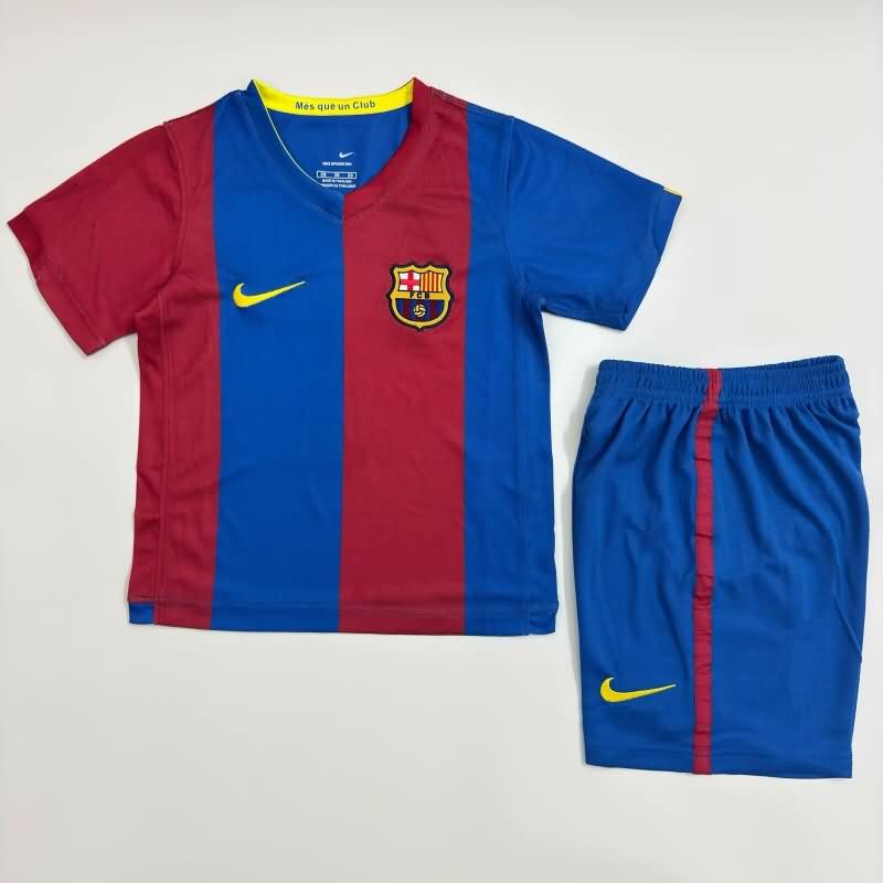 Kids Barcelona 2006/07 Home Soccer Jersey And Shorts Kids Barcelona 2006/07 Home Soccer Jersey And Shorts