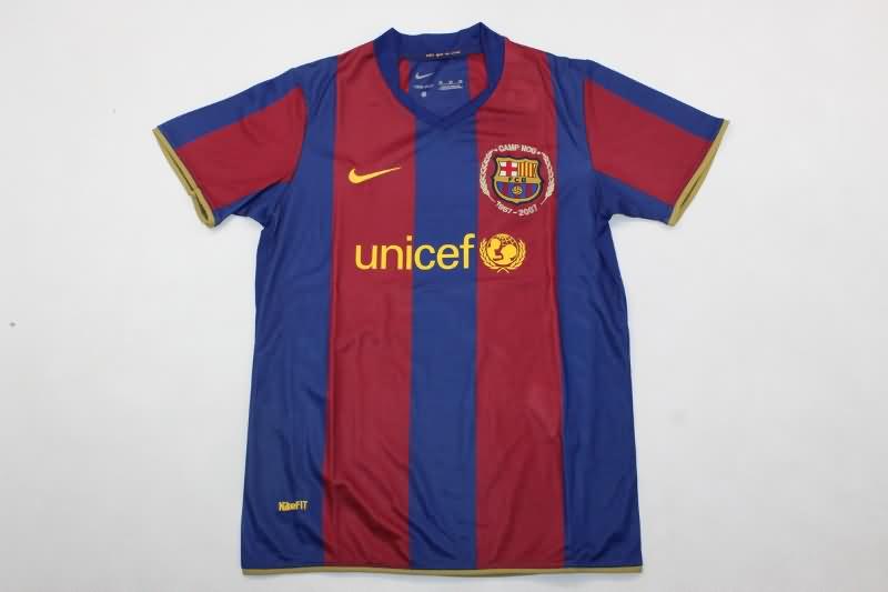 Kids Barcelona 2007/08 Home Soccer Jersey And Shorts
