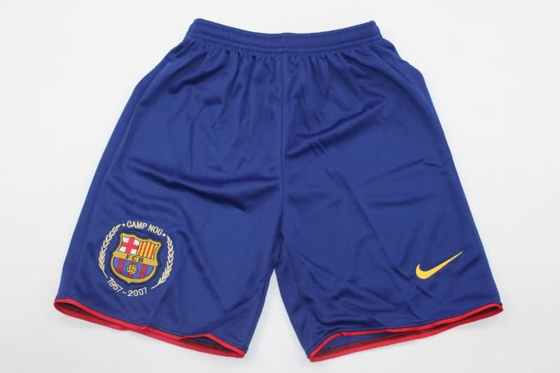 Kids Barcelona 2007/08 Home Soccer Jersey And Shorts
