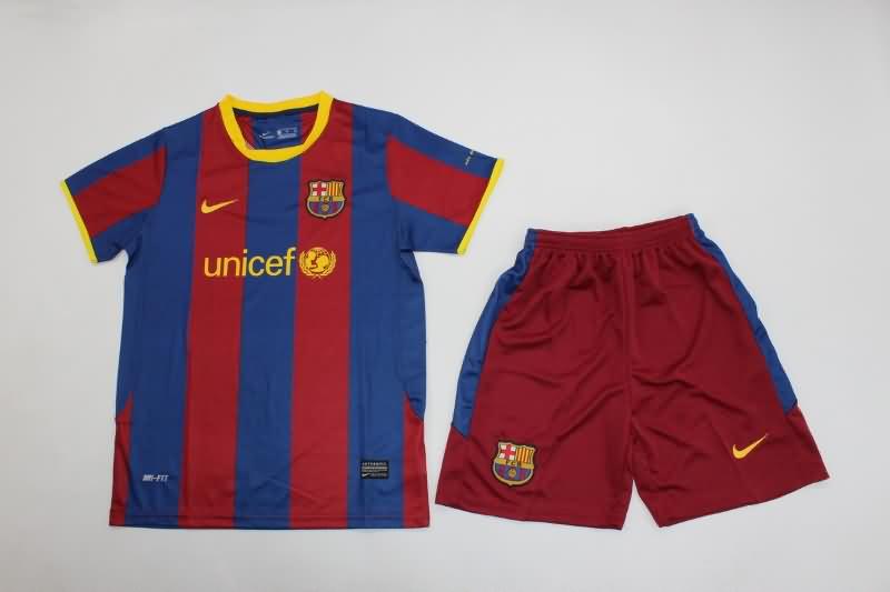Kids Barcelona 2010/11 Home Soccer Jersey And Shorts Kids Barcelona 2010/11 Home Soccer Jersey And Shorts
