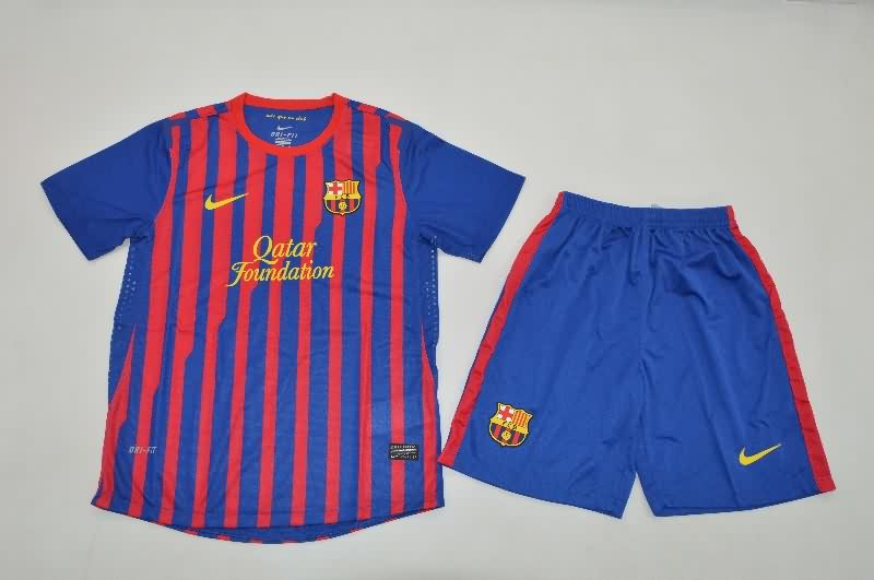 Kids Barcelona 2011/12 Home Soccer Jersey And Shorts Kids Barcelona 2011/12 Home Soccer Jersey And Shorts