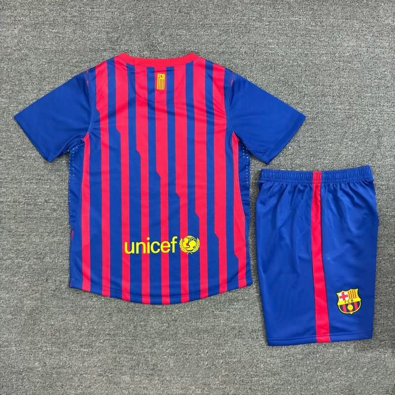 Kids Barcelona 2011/12 Home Soccer Jersey And Shorts (Player)