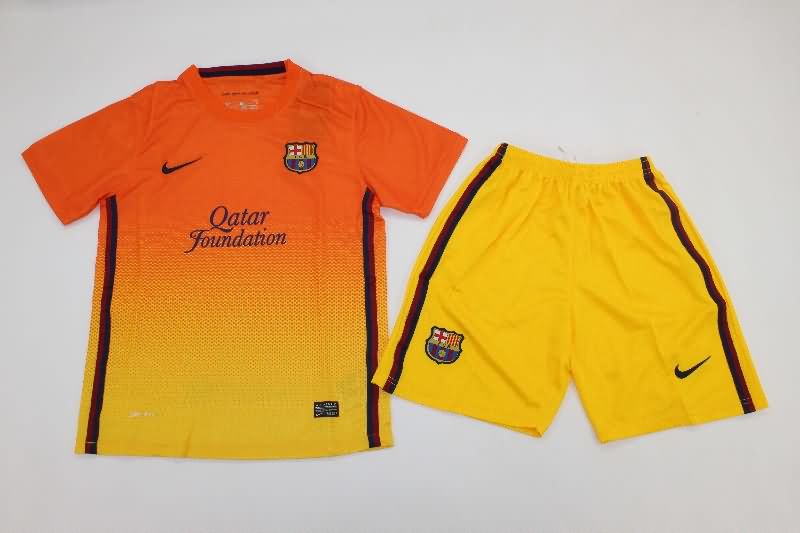 Kids Barcelona 2012/13 Away Soccer Jersey And Shorts