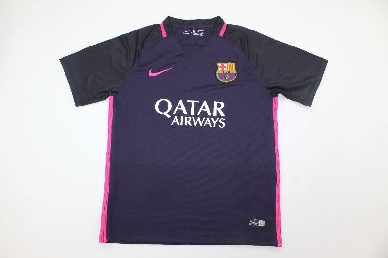 Kids Barcelona 2016/17 Away Soccer Jersey And Shorts