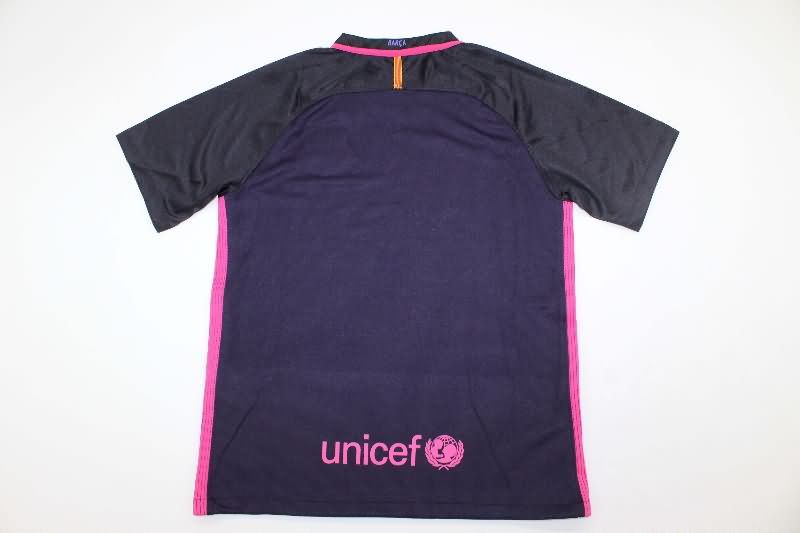 Kids Barcelona 2016/17 Away Soccer Jersey And Shorts