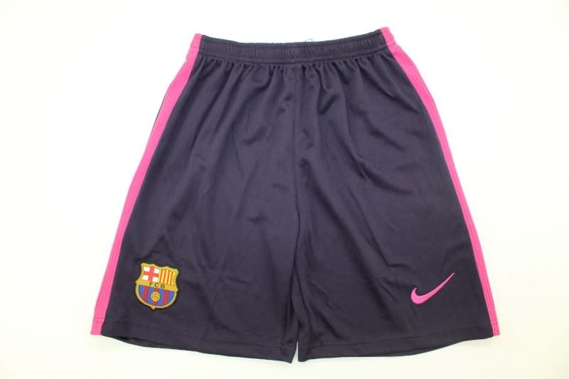 Kids Barcelona 2016/17 Away Soccer Jersey And Shorts