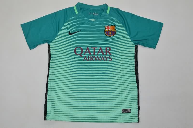Kids Barcelona 2016/17 Third Soccer Jersey And Shorts