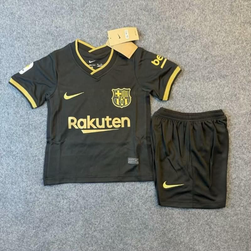 Kids Barcelona 2020/21 Away Soccer Jersey And Shorts