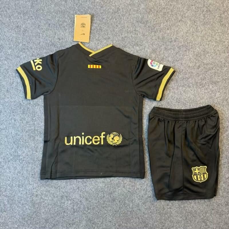 Kids Barcelona 2020/21 Away Soccer Jersey And Shorts