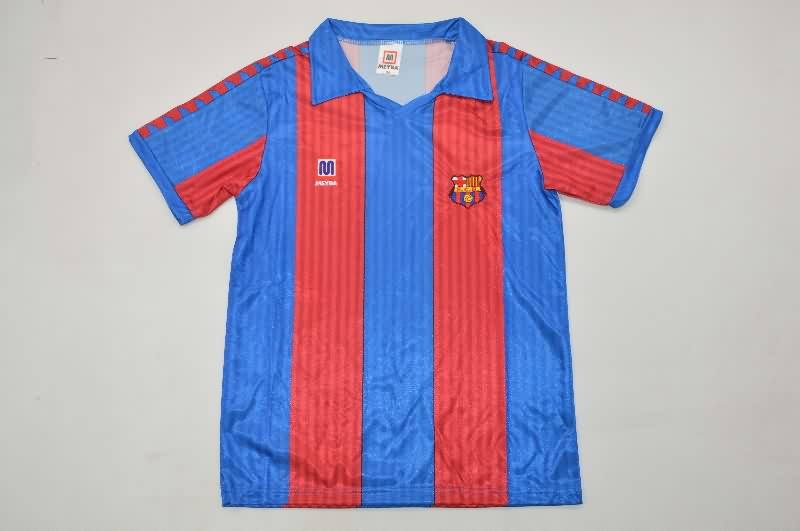 Kids Barcelona 1991/92 Home Soccer Jersey And Shorts