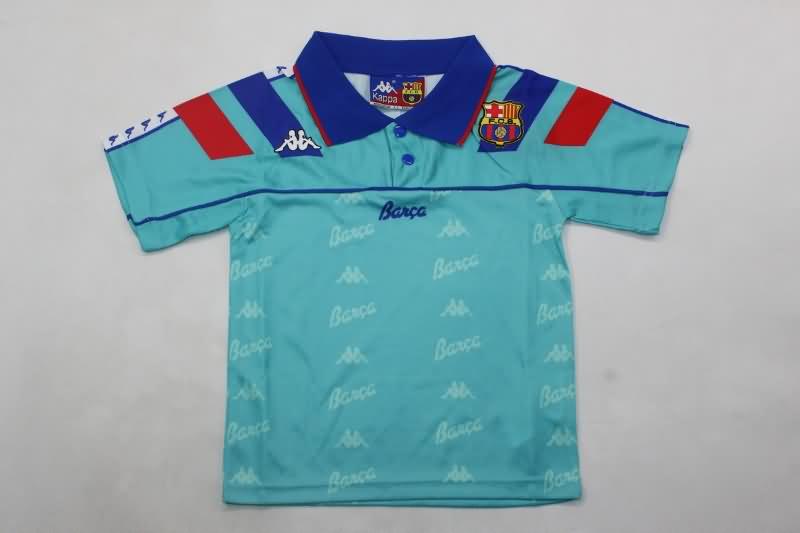 Kids Barcelona 1992/95 Away Soccer Jersey And Shorts