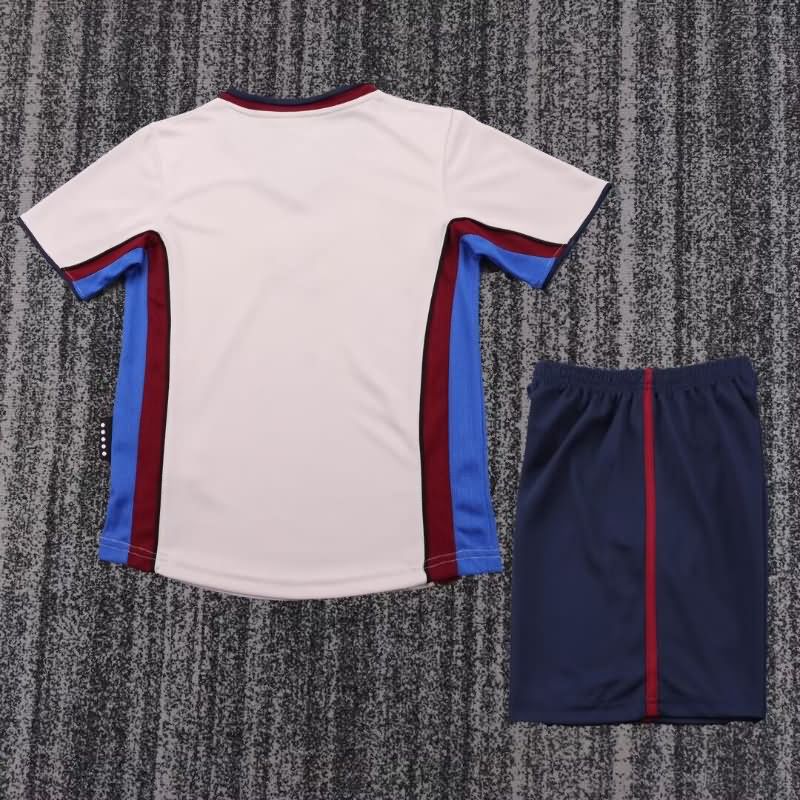 Kids Barcelona 1998/01 Away Soccer Jersey And Shorts