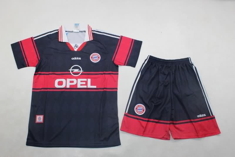 Kids Bayern Munich 1997/98 Home Soccer Jersey And Shorts Kids Bayern Munich 1997/98 Home Soccer Jersey And Shorts