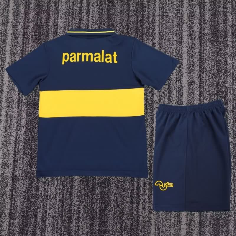 Kids Boca Juniors 1993/95 Home Soccer Jersey And Shorts