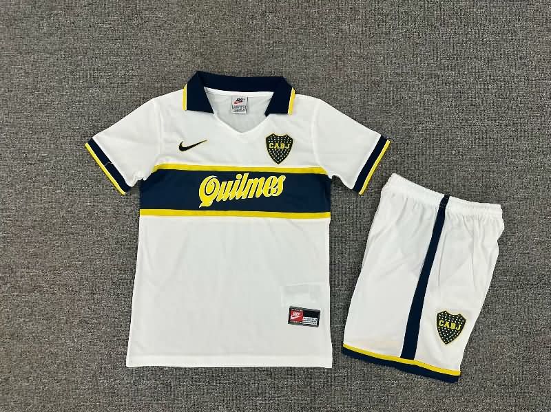Kids Boca Juniors 1996/97 Away Soccer Jersey And Shorts Kids Boca Juniors 1996/97 Away Soccer Jersey And Shorts